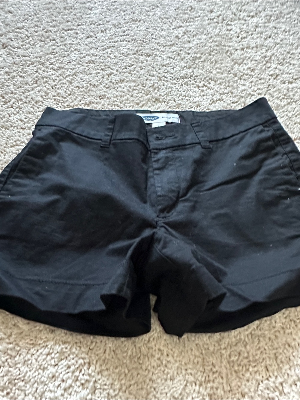 Old Navy Black Women's Casual Chino Shorts